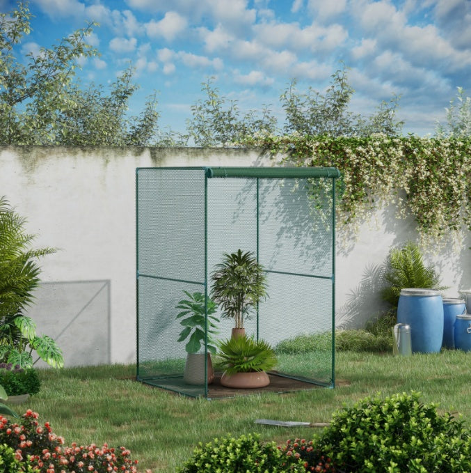 Outsunny 4'x4' Crop Cage: Protect Your Urban Acre