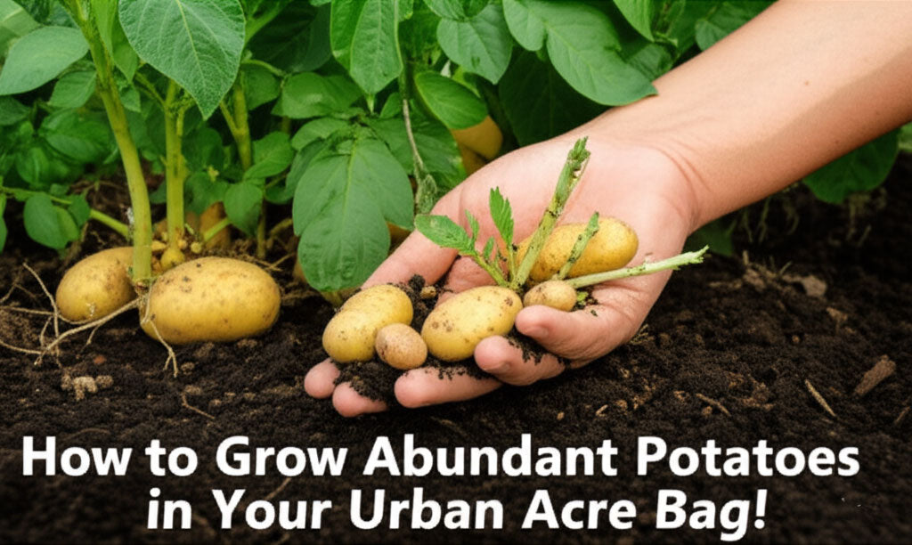 How to Grow Abundant Potatoes in Your Urban Acre Bag!