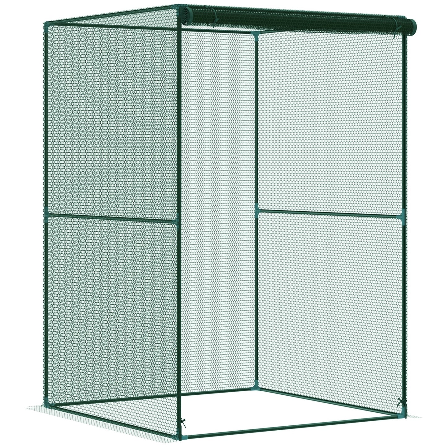 Outsunny 4'x4' Crop Cage: Protect Your Urban Acre