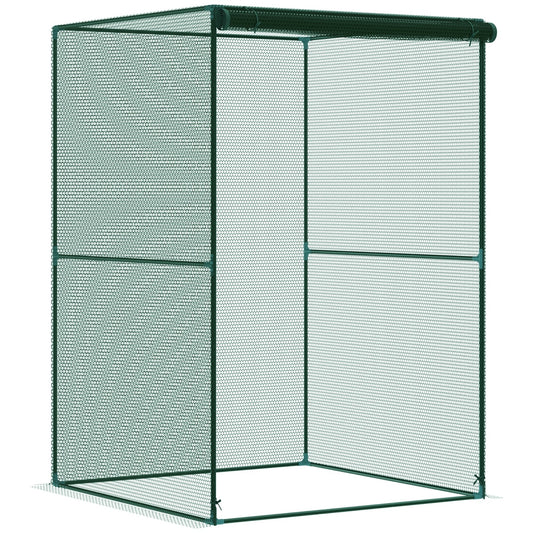Outsunny 4'x4' Crop Cage: Protect Your Urban Acre