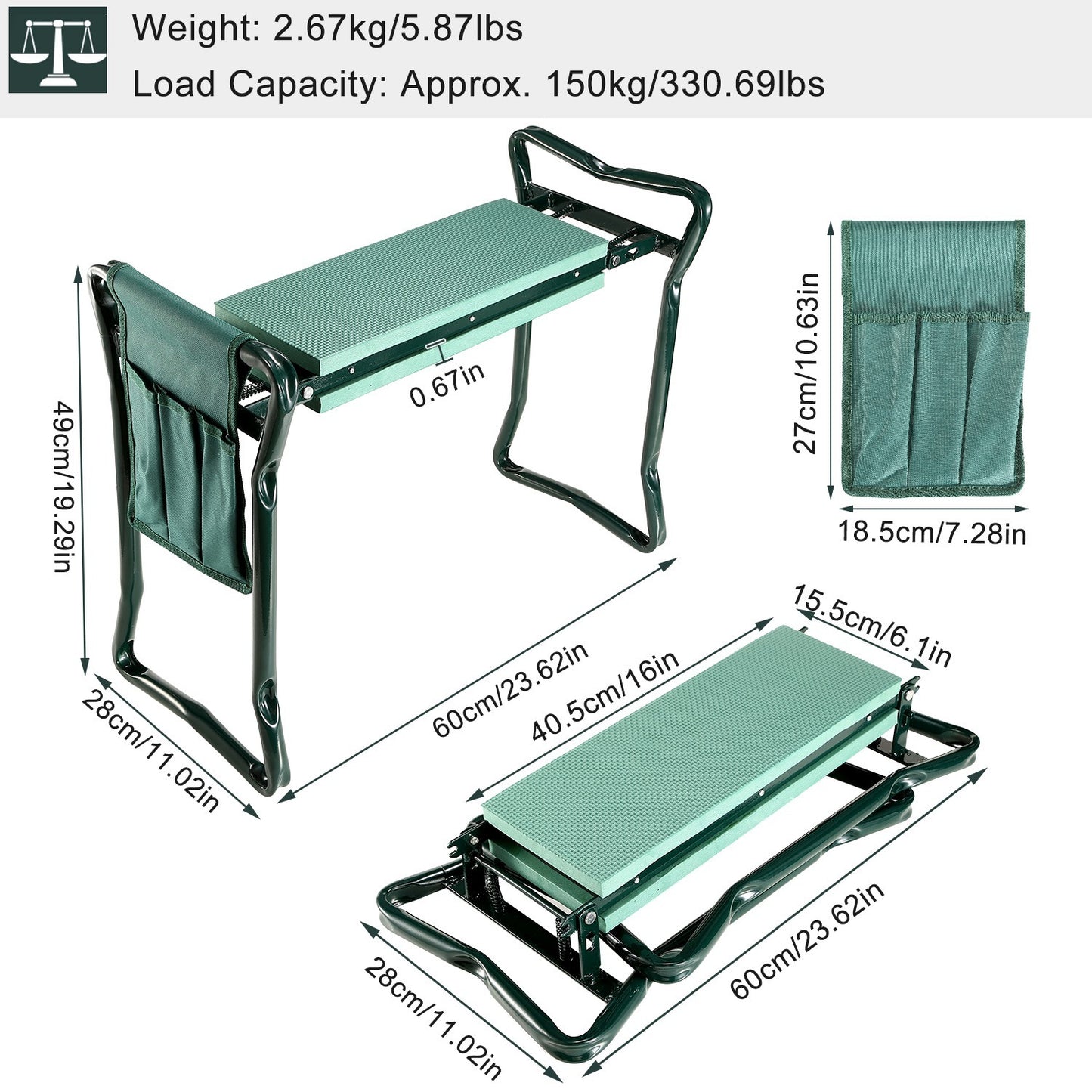 iMounTEK 2-in-1 Garden Kneeler and Seat: The Ultimate Gardening Companion
