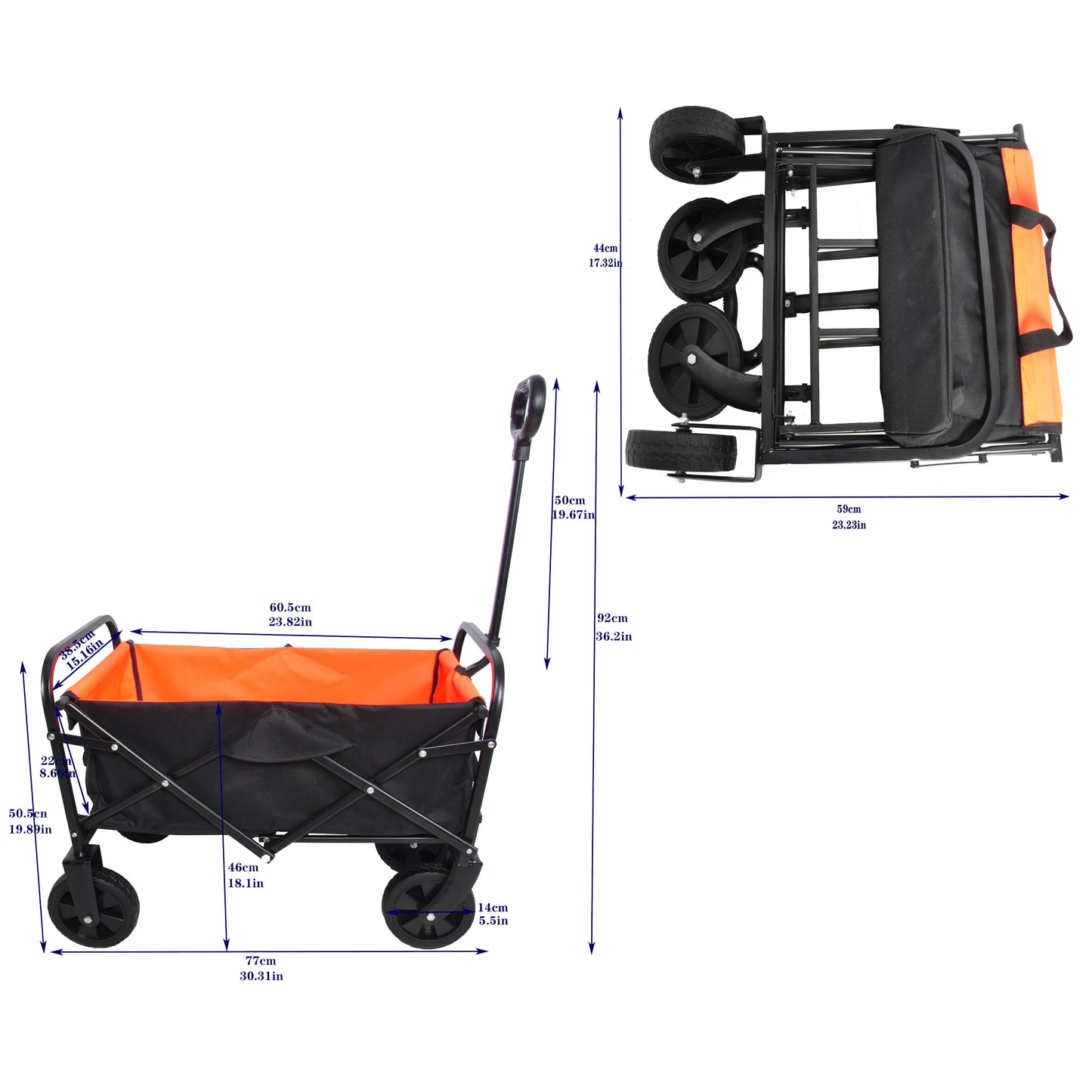 Compact Folding Garden Cart: Your New Favorite Gardening Tool